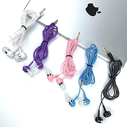 "Get Your Groove on with ZXFYE's (Each Sold Separately) Mixed Color Earbuds - Perfect for iPhone, Laptop, MP3, School & More!"hone Computer Laptop MP3 School Classroom