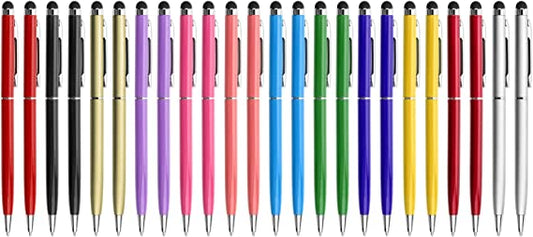 "Get the Best of Both Worlds with innhom 2-in-1 Stylus Pens - (Each Sold Separately)- Perfect for Touch Screens on iPhone, iPad, Samsung and Other Tablets!"