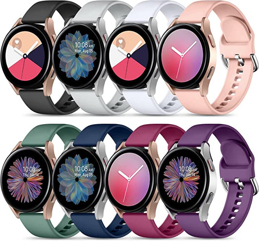 "Get Your Style on with Maledan's Soft Silicone Bands for Samsung Galaxy Watches (Each Sold Separately)!"